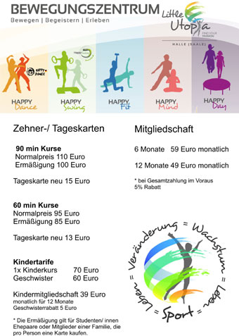 Preisliste Angebote Studio